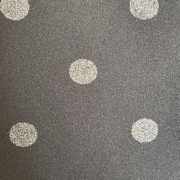 New Collection Dress Sz Medium Polka Dots Shimmer Flutter Sleeve Mesh Futuristic - Picture 7 of 13